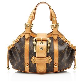 Louis Vuitton Vintage Limited Edition Monogram Canvas Theda GM Satchel