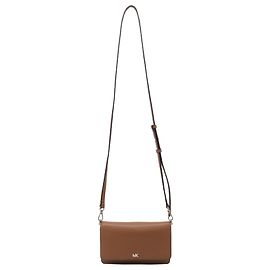 Borsa a tracolla Michael Kors Jet Set in pelle marrone