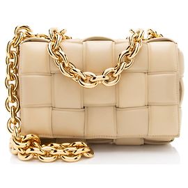 Borsa a tracolla Maxi Cassette in agnello Bottega Veneta