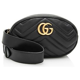 Borsa a tracolla Gucci Matelasse Leather GG Marmont - Taglia 34 / 85
