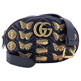 Borsa a tracolla in pelle Gucci GG Marmont