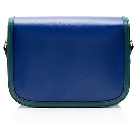 Borsa a tracolla media Gucci Calfskin Horsebit 1955 Bicolor