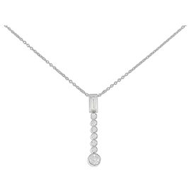 Tiffany & Co Collana Tiffany Jazz Drop in platino e diamanti