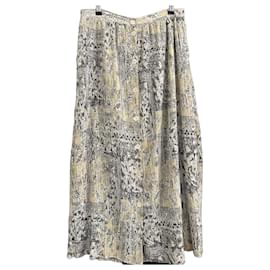 Pennyblack Falda Larga Plisada Estampada