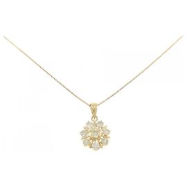Autre Marque Collana Flower in Diamanti Au750
