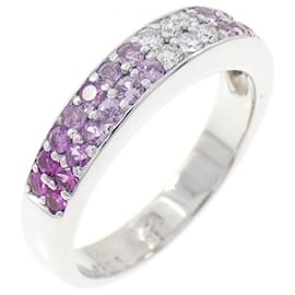 Autre Marque Anillo Star Jewelry Au750 con zafiro y diamante