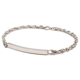Tiffany & Co Bracciale con charm a piastrina stretta Tiffany