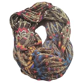 Missoni Foulard en soie imprimé multicolore