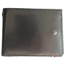 Autre Marque Portafoglio S.T. Dupont in pelle nera