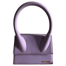 Jacquemus Le Chiquito Piccolo Lederhandtasche Lavendel