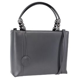 Borsa Christian Dior Maris Pearl Patent 2way Grigio Argento Autentica ep15303V