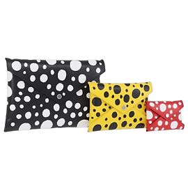 LOUIS VUITTON LVxYK Epi Pochette Kirigami Black White M81959 LV Auth ar14119M