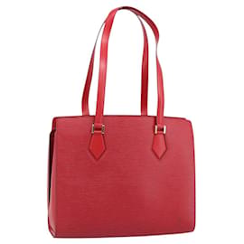 Borsa Tote LOUIS VUITTON Epi Duplex Rosso M52427 LV Auth 193121V
