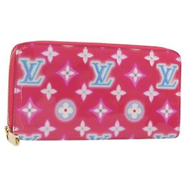 LOUIS VUITTON Vernis Zippy Long Wallet Valentine's Day 2022 M81154 Auth 188500M