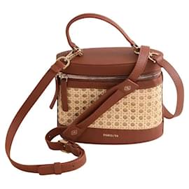 Autre Marque Borsa a tracolla Paris 64 Prismatic in pelle marrone