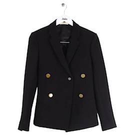 Céline Blazer aus Wolle Schwarz