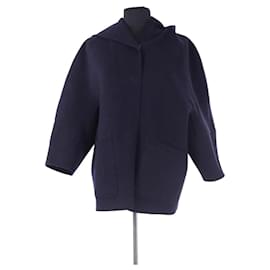 Max Mara Wollmantel marineblau