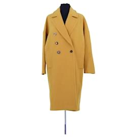 Pinko yellow wool coat