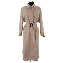 Gabardina de algodón beige Sandro