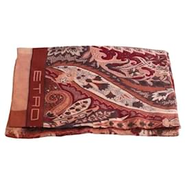 Stola Etro in cotone marrone