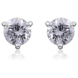 Autre Marque Pendientes de diamantes de laboratorio en oro blanco 0.52 ctw