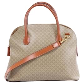 Borsa a 2 vie in tela Macadam e pelle Celine, beige - Céline