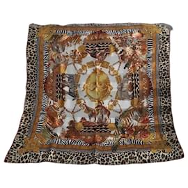 André Claude Canova Foulard in seta Animalier - Autre Marque