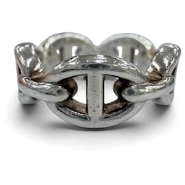 Hermes Enchainée PM AG925 Chaine d'Ancre Ring - Hermès