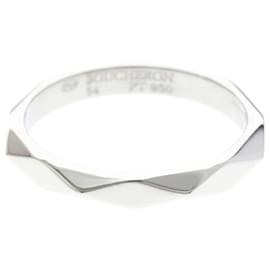 Boucheron Faceted Platinum Band Ring