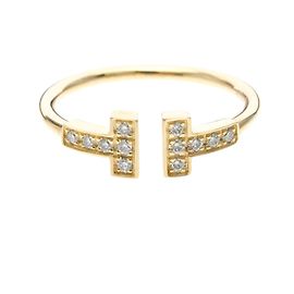 Tiffany & Co Tiffany T Wire Ring mit Diamant in Roségold