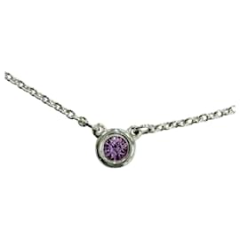 Collar Tiffany & Co. Elsa Peretti Color by the Yard en zafiro rosa