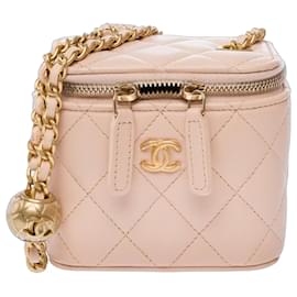 Borsa CHANEL Vanity in Pelle Rosa - 103784 - Chanel