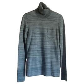 Bottega Veneta Rollkragenpullover aus blauer Wolle