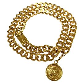 Chanel Vintage 96A Metallkettengürtel