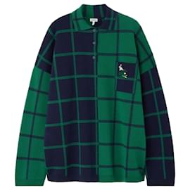 Loewe x Suna Fujita Karomuster Wollpullover