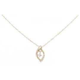 Autre Marque Collar Kumikyoku Au750 con Diamantes