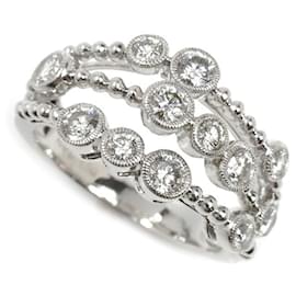 Autre Marque Au750 Weißgold Diamantring