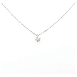 Autre Marque Collana in platino PT999 e diamante