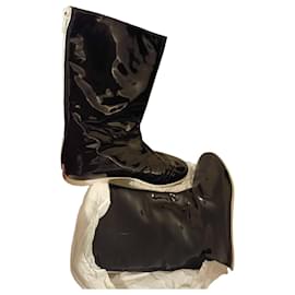 Courreges Courrèges Botas Altas de Charol Negro