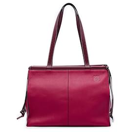 Borsa Tote LOEWE Red Medium Leather Cushion - Loewe