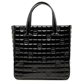 Tote Chanel Black CC Chocolate Bar Patent