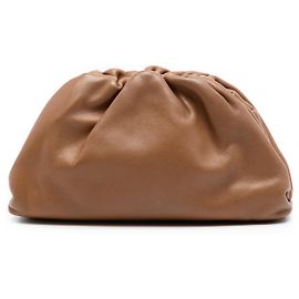 Bottega Veneta Mini Pouch in pelle di agnello marrone
