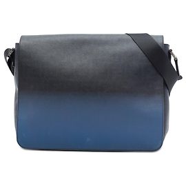 Fendi Black Zucca Spalmati Ombre Flap Crossbody
