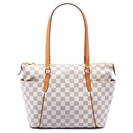 Louis Vuitton White Damier Azur Totally PM