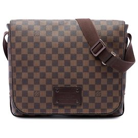 Louis Vuitton Marrone Damier Ebene Brooklyn MM
