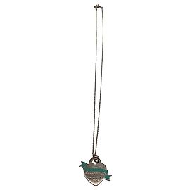 Collana Tiffany & Co. Return to Tiffany Banner Heart Tag in argento sterling