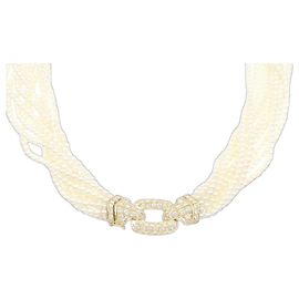 Collana Cartier Akoya Pearl Au750