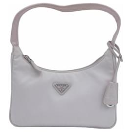 Prada Mini borsa Hobo in nylon Re-Edition Rosa