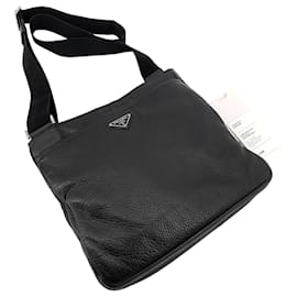 Prada Borsa a tracolla Vitreous Triangle Logo Messenger Bag Crossbody