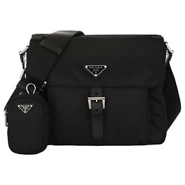 Prada Borsa a tracolla in nylon con logo a triangolo